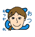 この頃流行りの女の子（個別スタンプ：34）