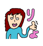 この頃流行りの女の子（個別スタンプ：36）