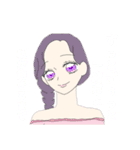 美女と毒舌（個別スタンプ：1）