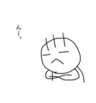 毛が3本くん（個別スタンプ：6）
