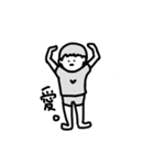 両手ひろげがち（個別スタンプ：12）