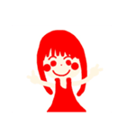 個性派可愛い女の子1（個別スタンプ：2）