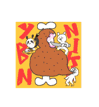 肉を喰らう野蛮会（個別スタンプ：21）