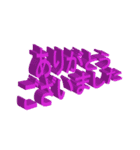 立体的な勢いのある敬語や丁寧語や挨拶（個別スタンプ：9）