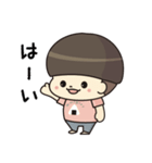 おかっぱくん よく使える（個別スタンプ：1）