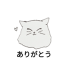 シンプルなねこのスタンプ（個別スタンプ：3）