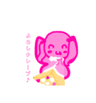 カラフル棒人間スイーツなギャグスタンプ（個別スタンプ：3）