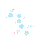 ぽんと咲くスタンプ（個別スタンプ：3）