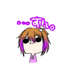 如月ルナと夕柄ルイのスタンプ！（個別スタンプ：3）