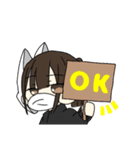 無表情ちゃん        （日常）（個別スタンプ：1）