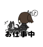 無表情ちゃん        （日常）（個別スタンプ：5）