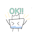 ティッシュくん～やる気6%～（個別スタンプ：6）
