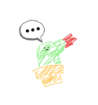 さぼ子スタンプ《手書き風》（個別スタンプ：22）
