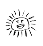 サターンの墨絵（個別スタンプ：7）