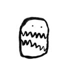 サターンの墨絵（個別スタンプ：18）
