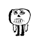 サターンの墨絵（個別スタンプ：23）