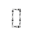 頭悪武谷数字（個別スタンプ：1）