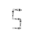 頭悪武谷数字（個別スタンプ：6）