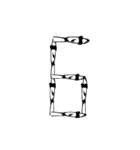 頭悪武谷数字（個別スタンプ：7）
