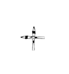 頭悪武谷数字（個別スタンプ：13）
