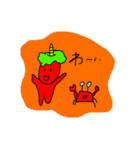 カニとオニの日常（個別スタンプ：1）