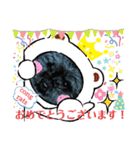 増！ 黒プードル犬 可愛いいスタンプ！（個別スタンプ：12）