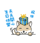 Happy Birthday Ver.2-1 (TC)（個別スタンプ：7）