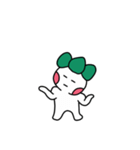 可愛い  小さな  ハクサイ（個別スタンプ：17）