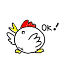 日常で使える色んな鳥の手書きスタンプ（個別スタンプ：8）