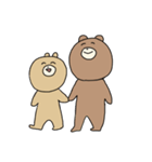 くまと小ぐまのスタンプ（個別スタンプ：1）