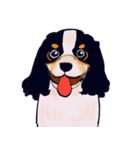 ゆるゆる犬たち（個別スタンプ：4）