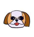 ゆるゆる犬たち（個別スタンプ：10）