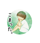 絵本の世界の水彩画スタンプ（個別スタンプ：5）