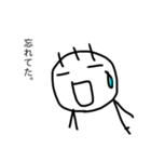 毛が3本くん 2（個別スタンプ：3）