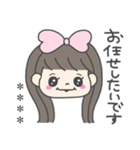 可愛くなりたい女の子。（個別スタンプ：17）