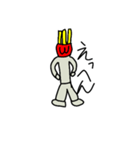 ポテト人  3（個別スタンプ：3）