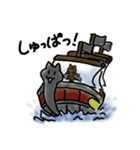 ONE PIECE 猫化クロネコ海賊団（個別スタンプ：15）