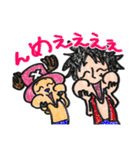 体を張った！？ ONE PIECE 顔芸スタンプ（個別スタンプ：28）