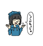 猫ニットの女の子（個別スタンプ：5）