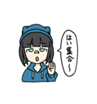 猫ニットの女の子（個別スタンプ：6）