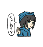 猫ニットの女の子（個別スタンプ：7）