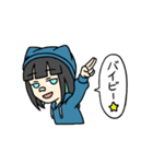 猫ニットの女の子（個別スタンプ：24）