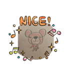 むすクマさん（個別スタンプ：14）