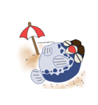 招きふぐ多（個別スタンプ：6）