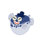招きふぐ多（個別スタンプ：8）