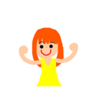 個性派可愛い女の子2（個別スタンプ：7）