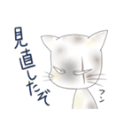 白猫の猫川さん（個別スタンプ：31）