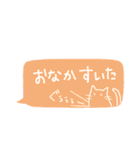 手書き吹き出しスタンプ（日常）（個別スタンプ：12）