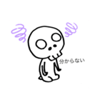 がいこつスタンプNo1（個別スタンプ：7）