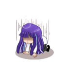 purple@（個別スタンプ：23）